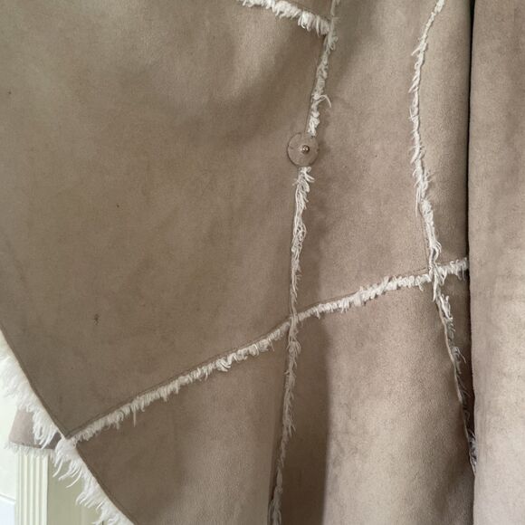 Johnny Was Biya Coat Womens XS Faux Fur Embroidered Open Front Jacket Boho *READ - Picture 11 of 15